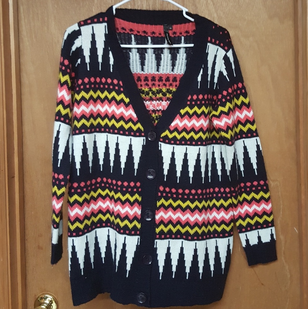 Morning Apple printed cardigan